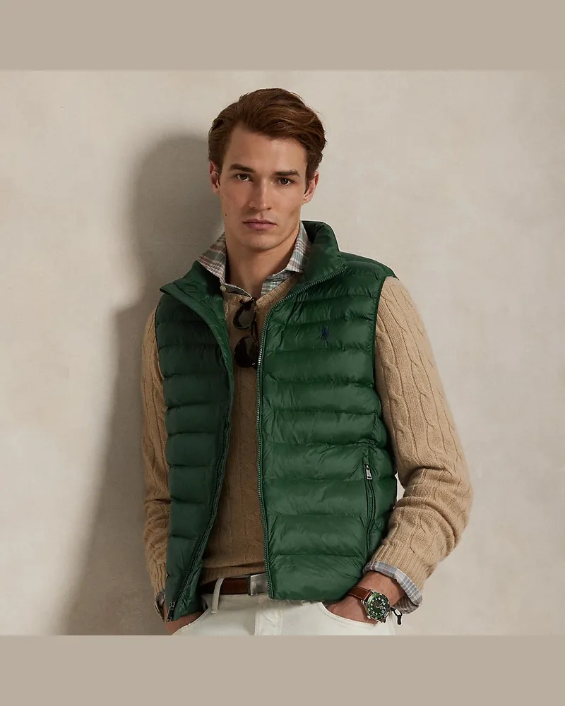 Ralph Lauren Die verstaubare Weste Colden Green