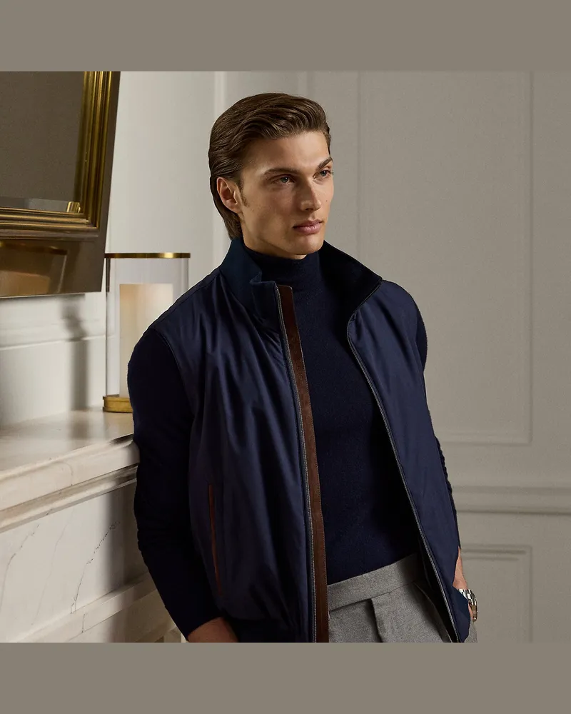 Ralph Lauren Weste Walker aus Funktionsseide Blue