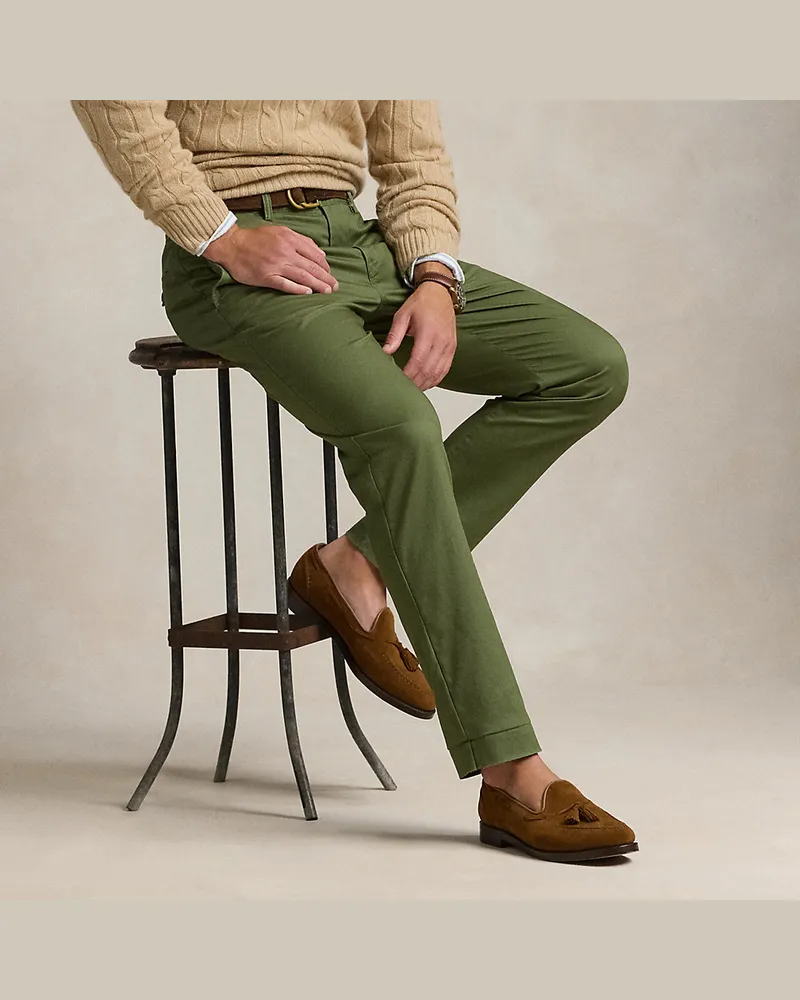 Ralph Lauren Stretch-Straight-Fit Chinohose Bedford Green