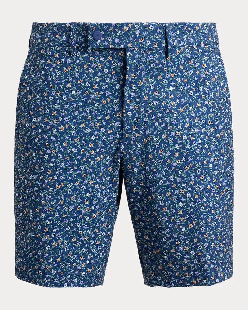 Ralph Lauren Tailored-Fit Stretch-Shorts Blue