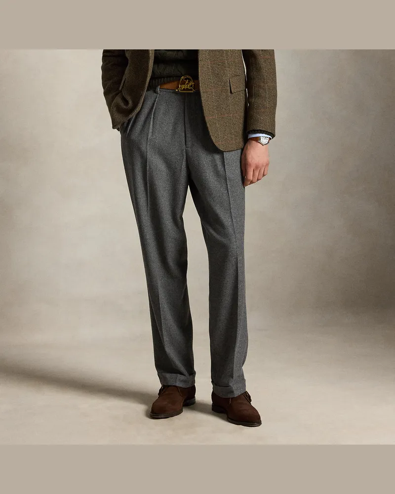 Ralph Lauren Relaxed-Fit Hose Suffield aus Flanell Grey