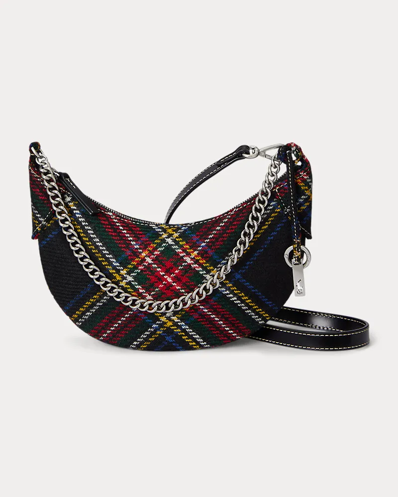 Ralph Lauren Mini-Tasche Polo ID mit Kettenriemen Red