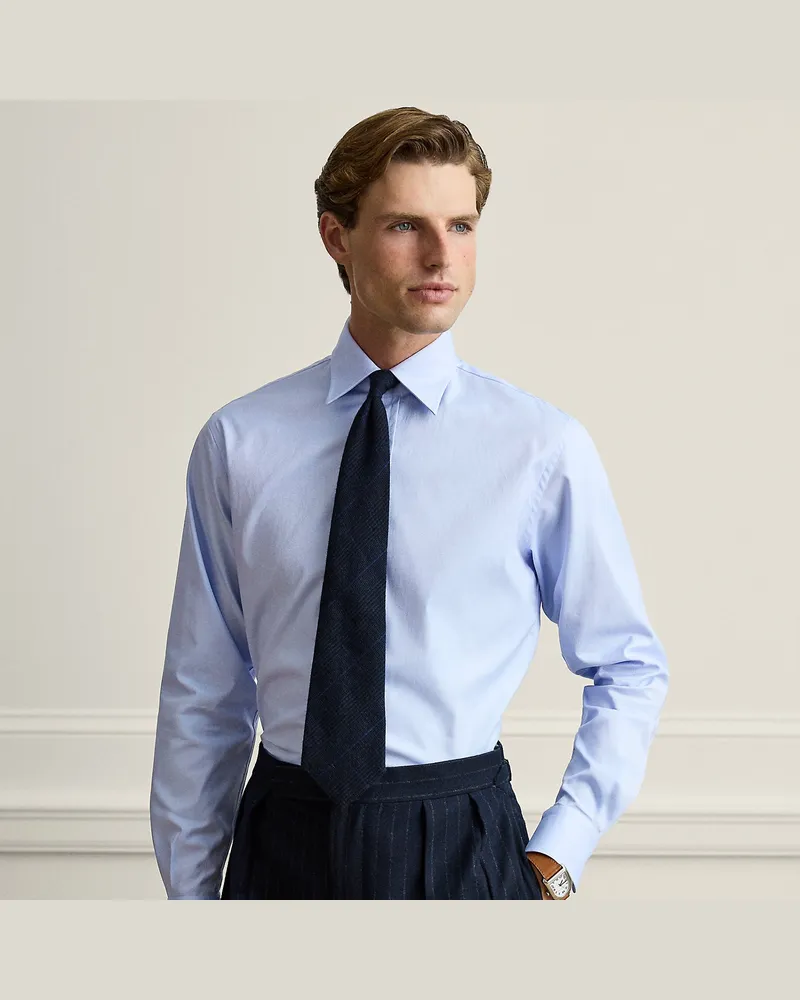 Ralph Lauren Strukturiertes Hemd aus Ratière Blue
