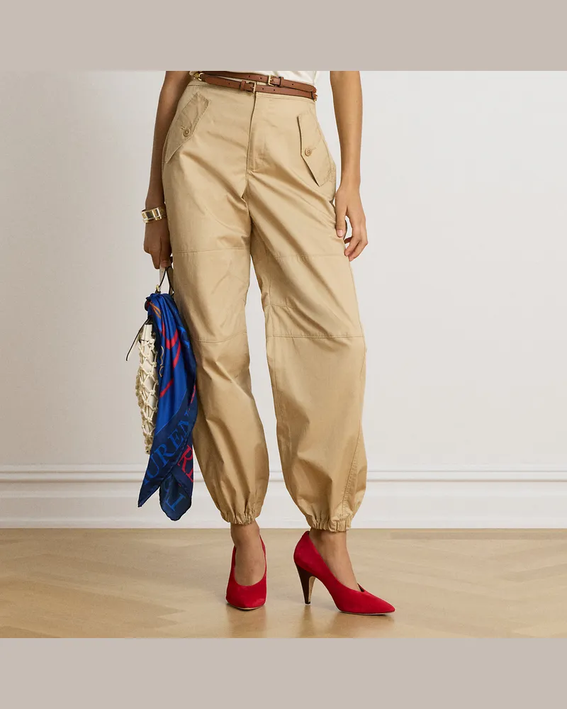Ralph Lauren Cargo-Jogginghose aus Baumwolltwill Tan