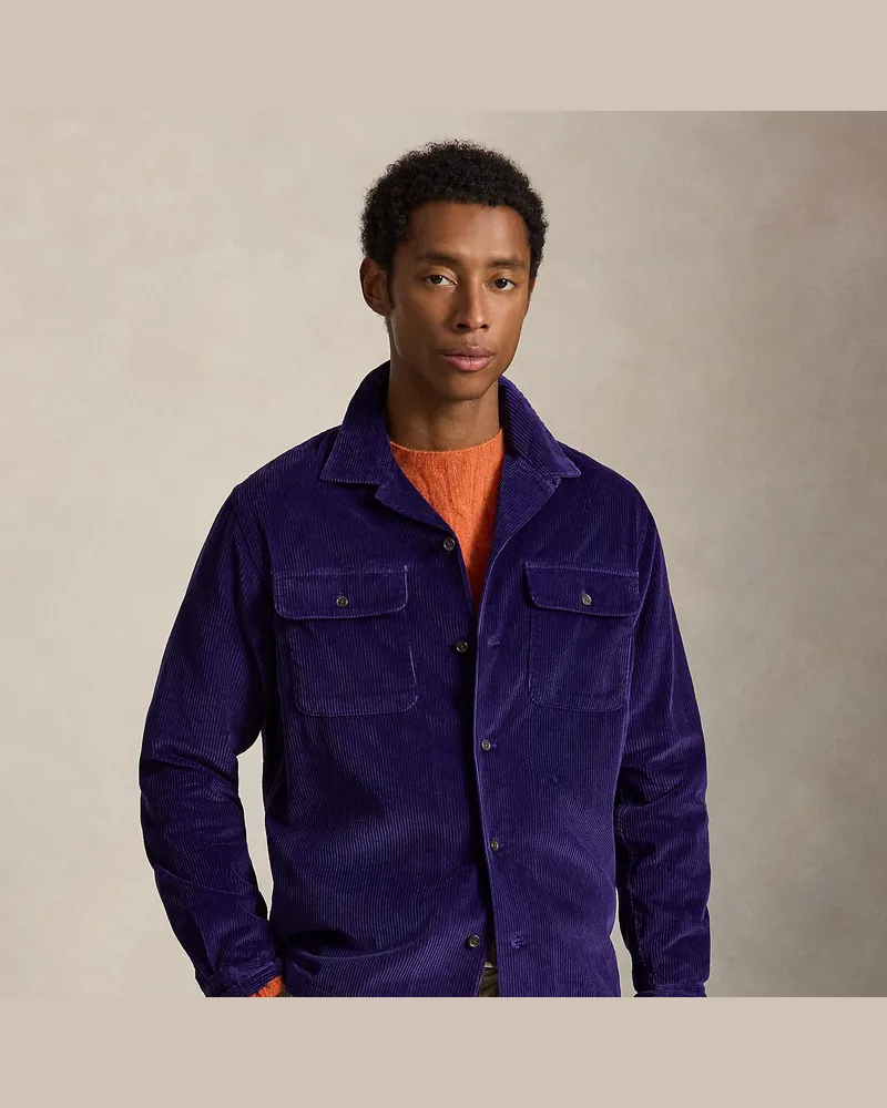 Ralph Lauren Classic-Fit Kordsamthemd Purple