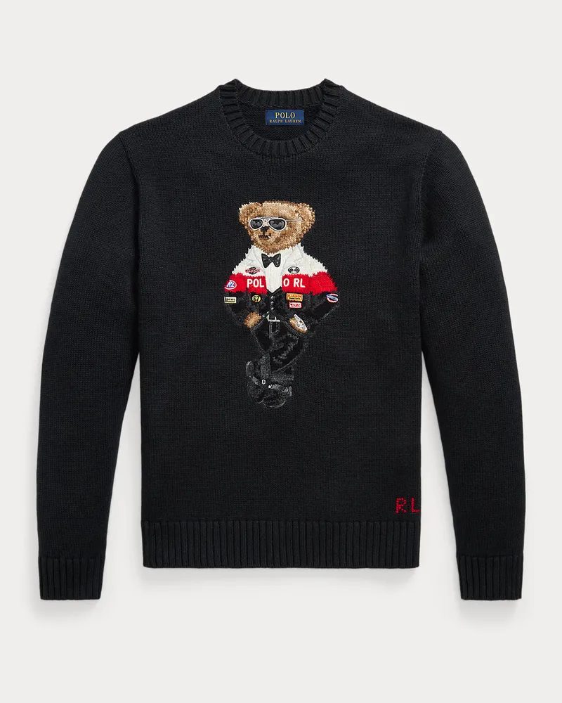 Ralph Lauren Pullover mit Polo Bear Black