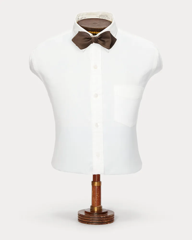 Ralph Lauren Fliege aus Seidensatin Brown