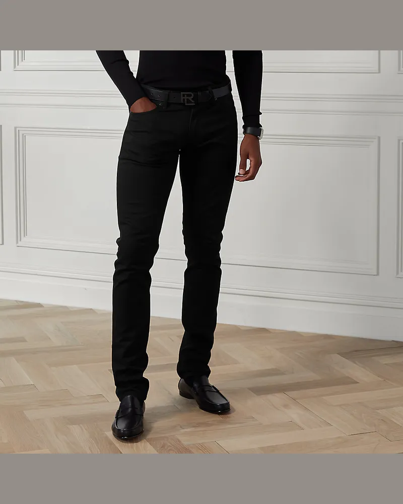 Ralph Lauren Slim-Fit Stretchjeans Black