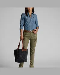 Ralph Lauren Tragetasche aus Denim Blue