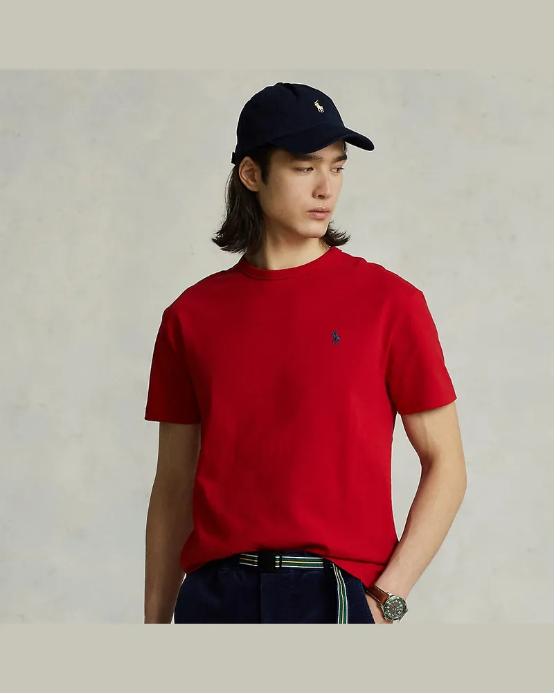 Ralph Lauren Classic-Fit Rundhals-T-Shirt aus Jersey Red