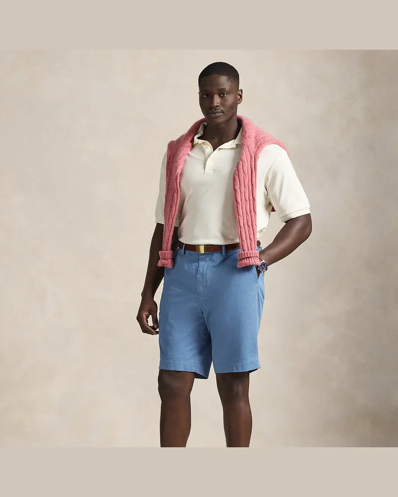 Ralph Lauren Große Größen - Classic-Fit Stretch-Chinoshorts Blue