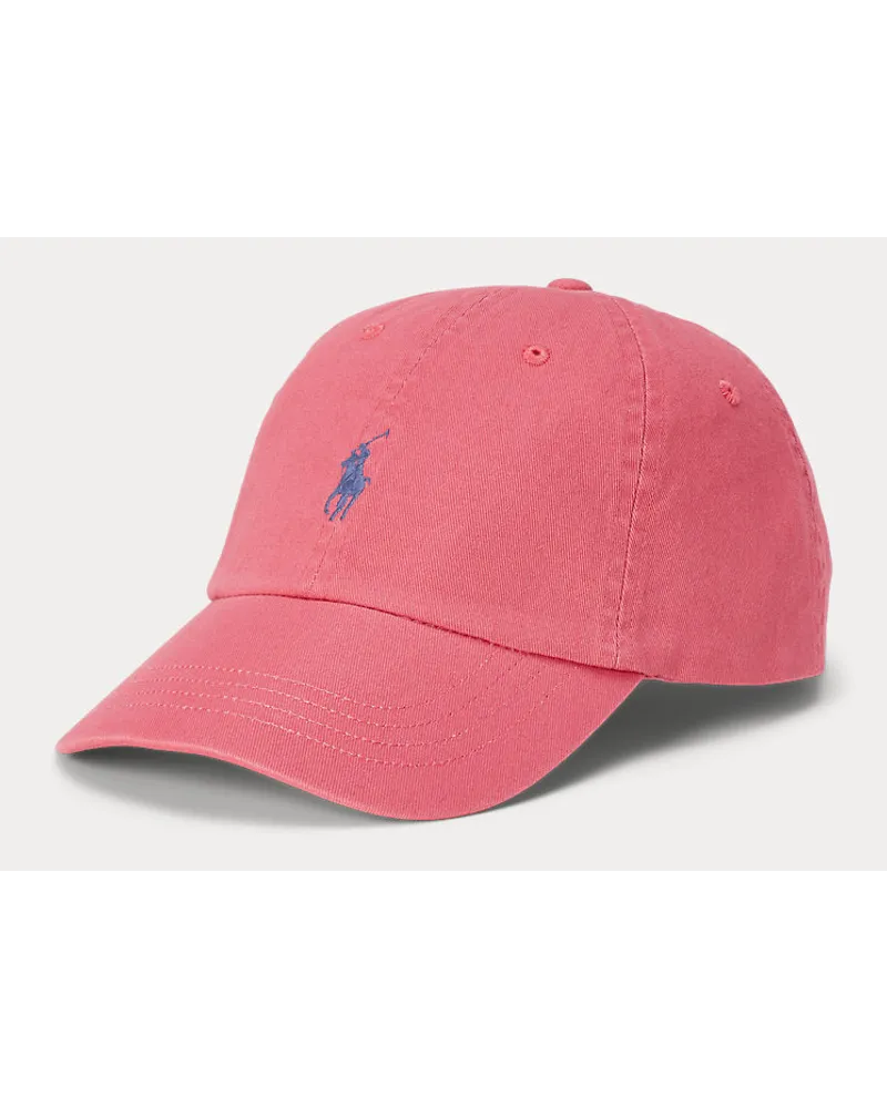 Ralph Lauren Baseballkappe aus Baumwollchino Pink