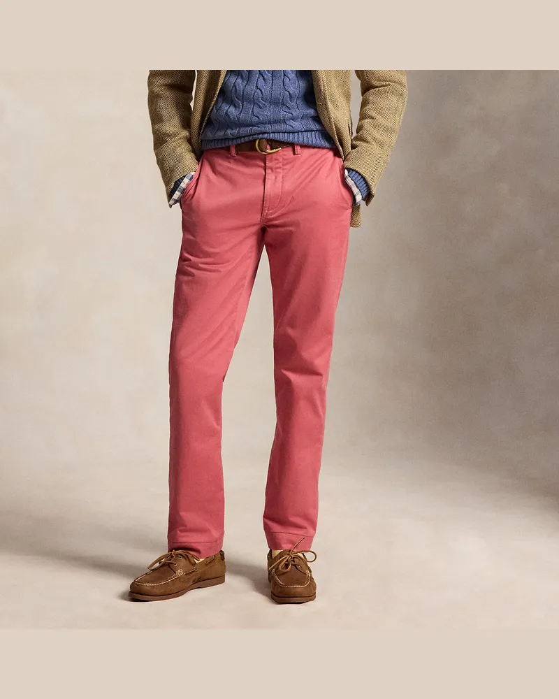 Ralph Lauren Stretch-Straight-Fit Chinohose Bedford Red