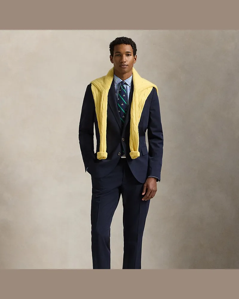 Ralph Lauren Funktions-Anzughose aus Stretchtwill Blue