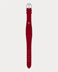 Ralph Lauren Small-Stirrup-Armband aus Kalbsleder Red