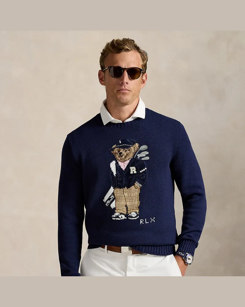 Ralph Lauren Performance-Pullover mit Polo Bear Blue