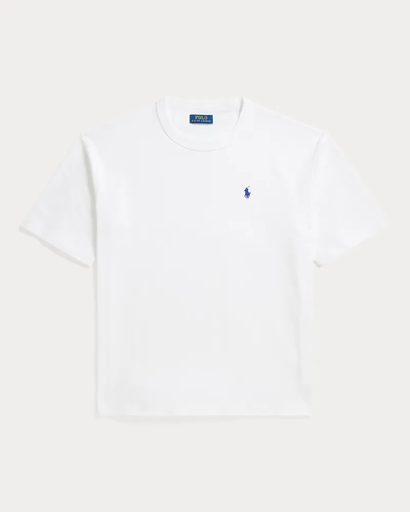 Ralph Lauren Relaxed-Fit T-Shirt aus Jersey White
