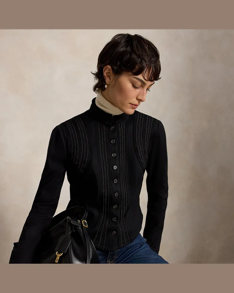 Ralph Lauren Jacke mit Stehkragen Black