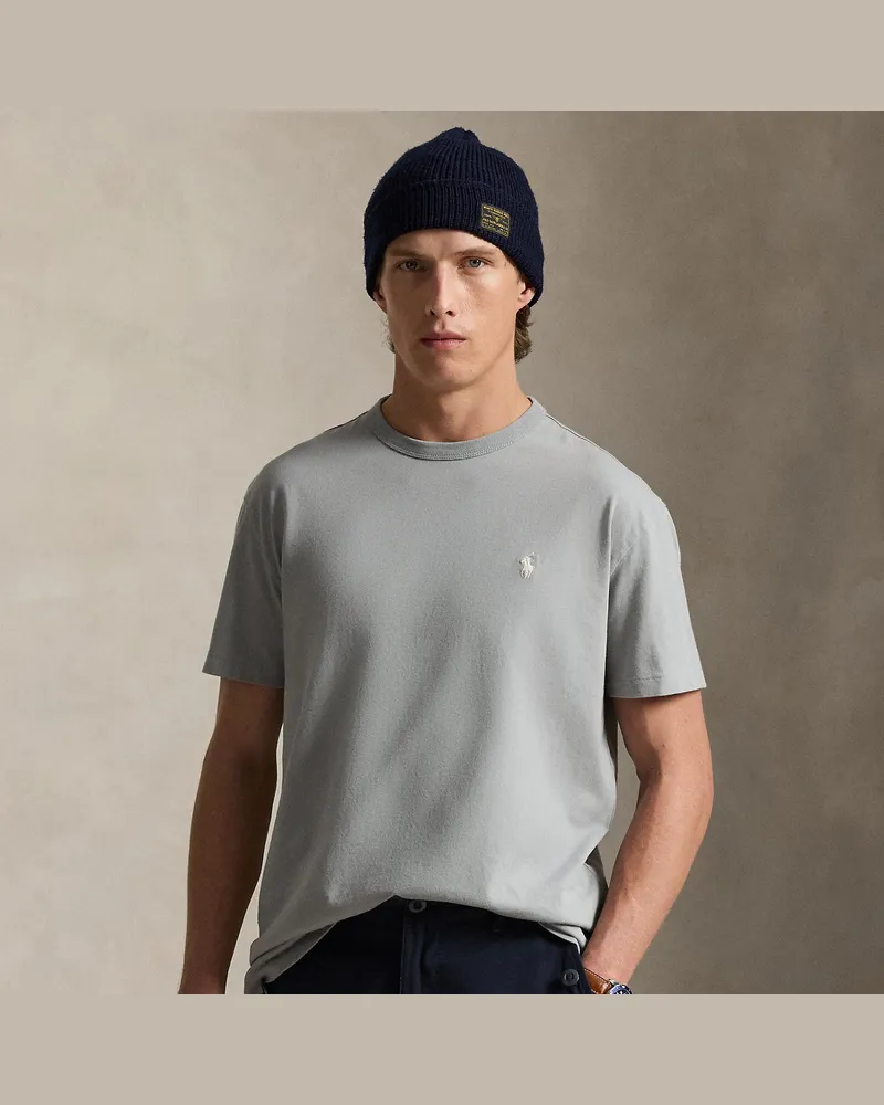 Ralph Lauren Classic-Fit Rundhals-T-Shirt aus Jersey Grey