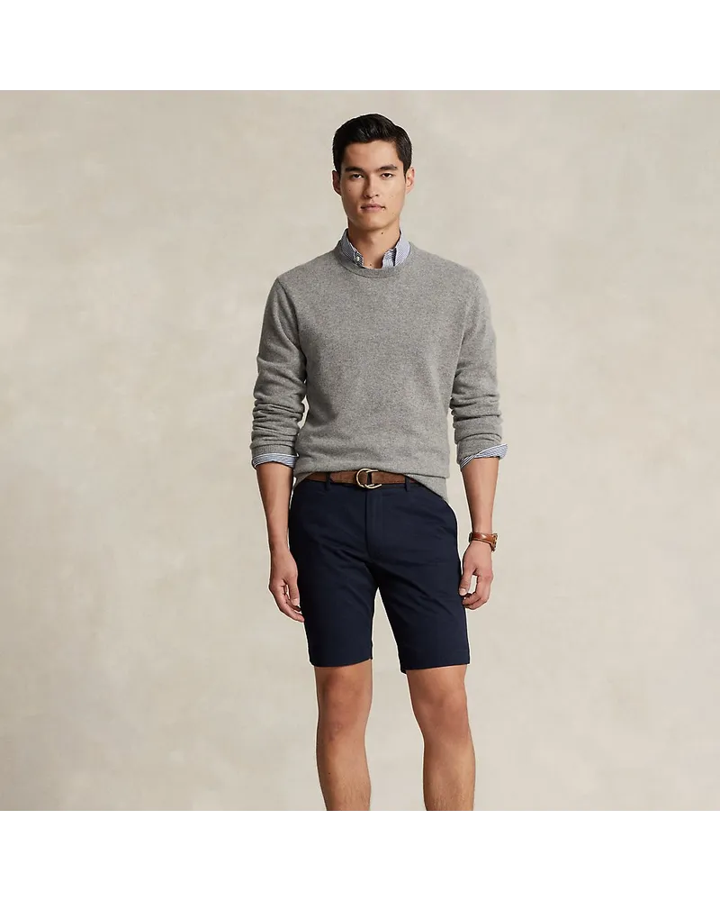 Ralph Lauren Slim-Fit Stretch-Chino-Shorts Blue