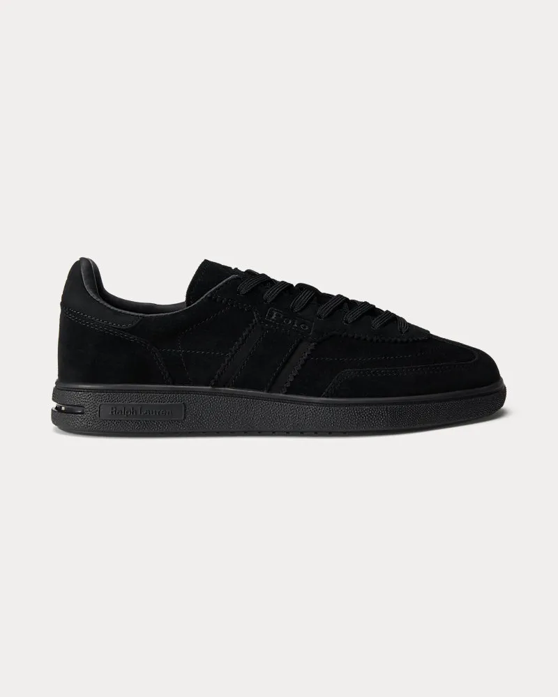 Ralph Lauren Sneaker Bedford aus Wildleder Black