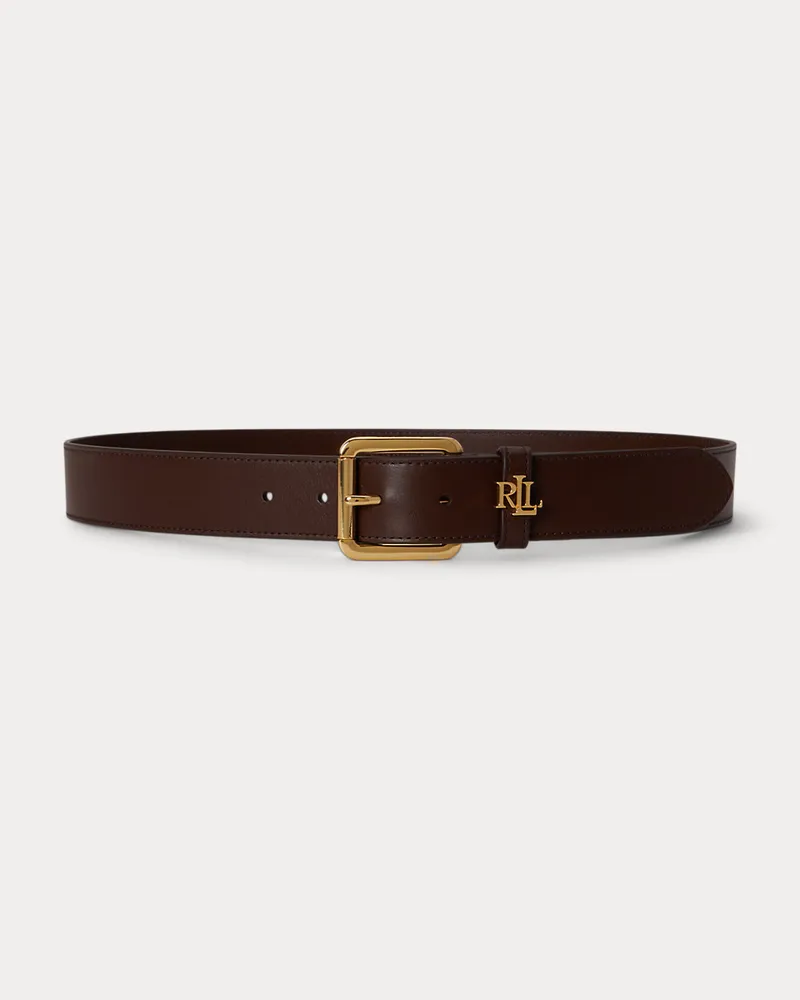 Ralph Lauren Ledergürtel mit Logoschlaufe Brown