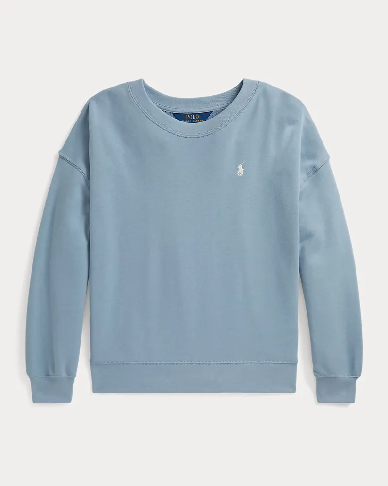 Ralph Lauren Logo-Sweatshirt aus Terry Blue