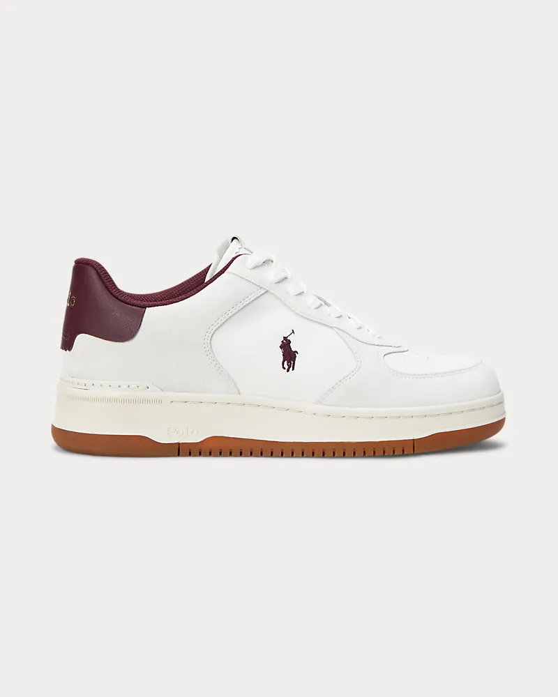 Ralph Lauren Sneaker Masters Court mit Wildleder Cream