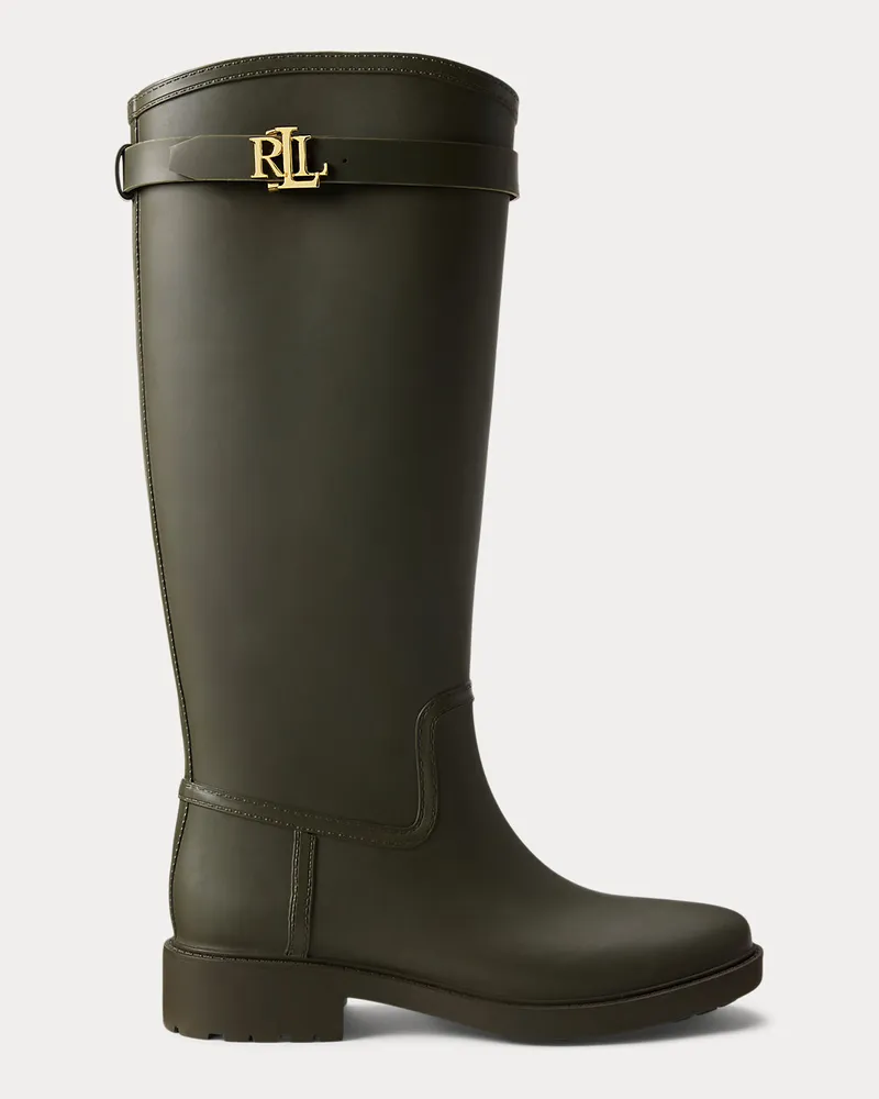 Ralph Lauren Hoher Gummistiefel Portiah Green