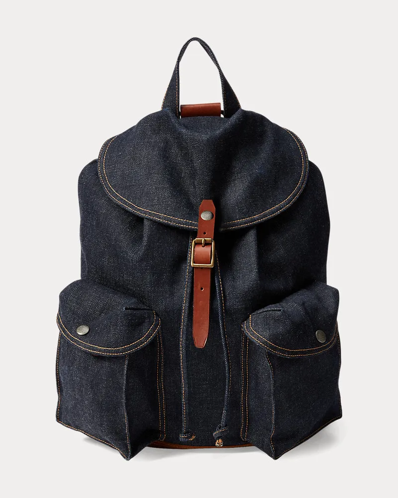 Ralph Lauren Rucksack aus Denim Blue