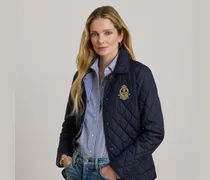 Steppjacke mit Wappenaufnäher