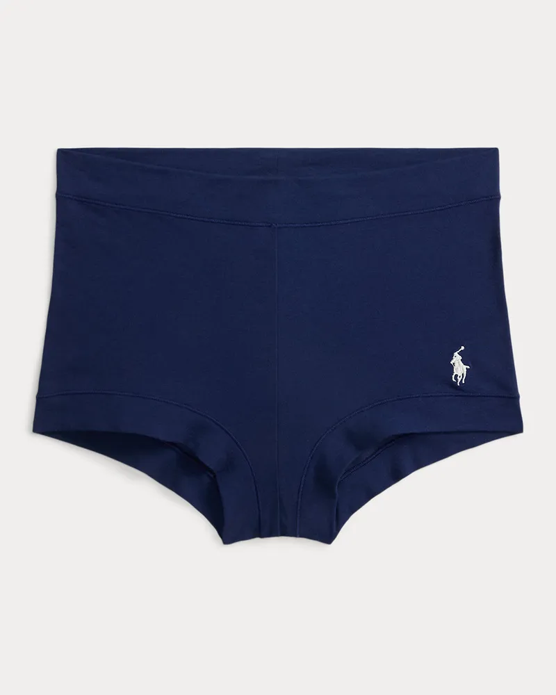 Ralph Lauren Shorts aus Baumwollstretch Blue
