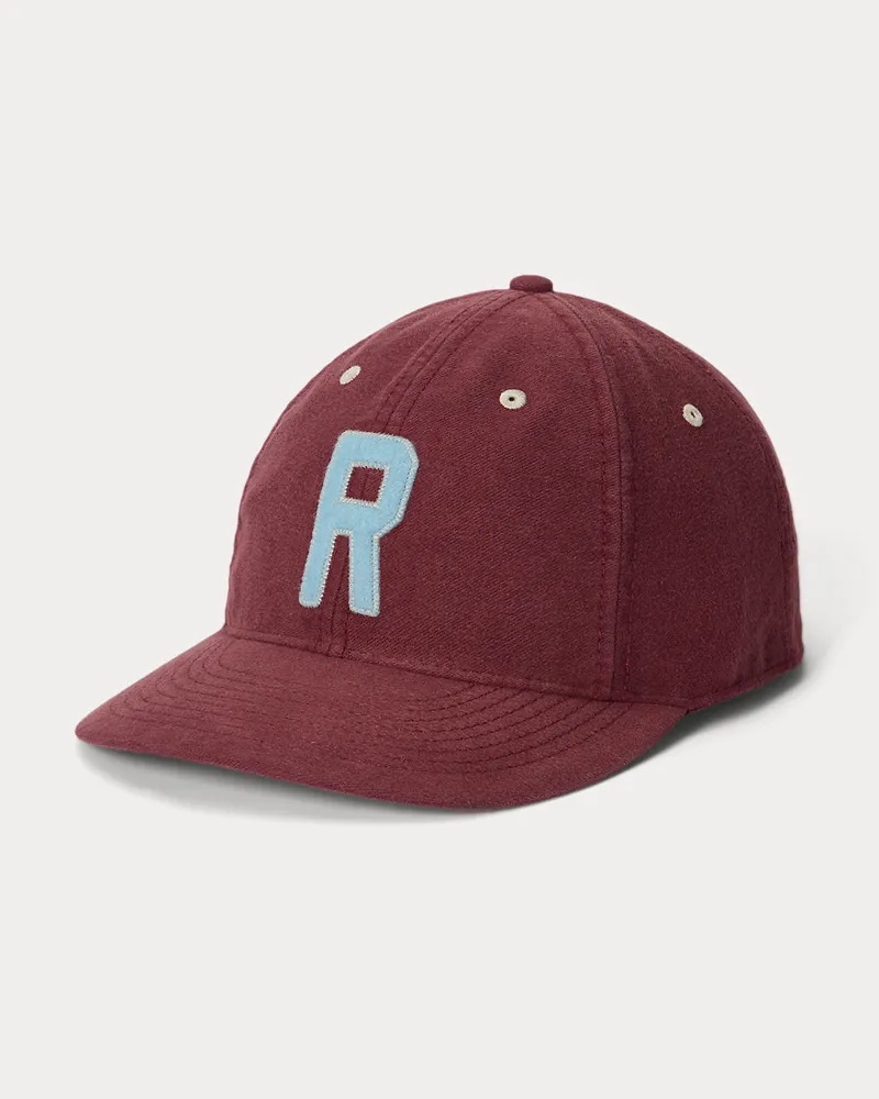 Ralph Lauren Chamois-Baseballkappe Red