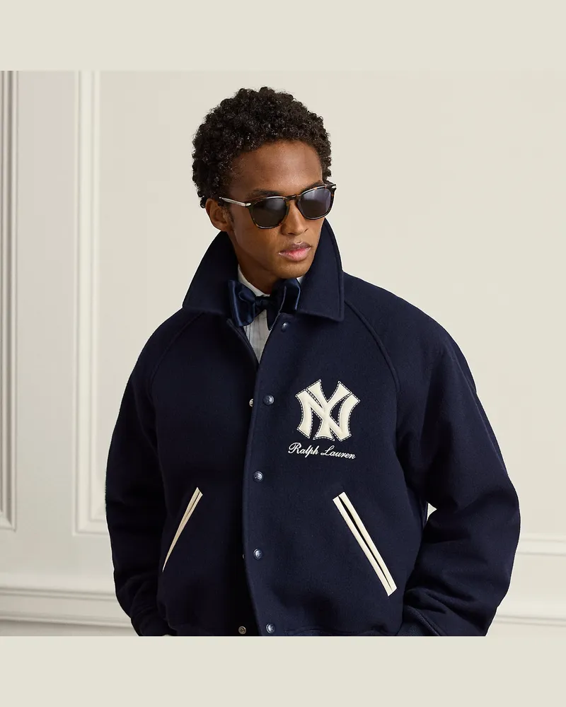 Ralph Lauren Wolljacke  Ralph Lauren Lauren Yankees Blue