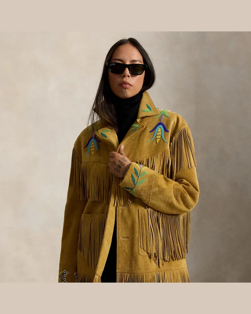 Ralph Lauren Jacke PRL x TÓPA Shimmering Sage Brown