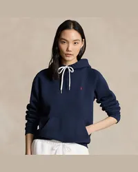 Ralph Lauren Shrunken-Fit Kapuzenpullover aus Fleece Blue