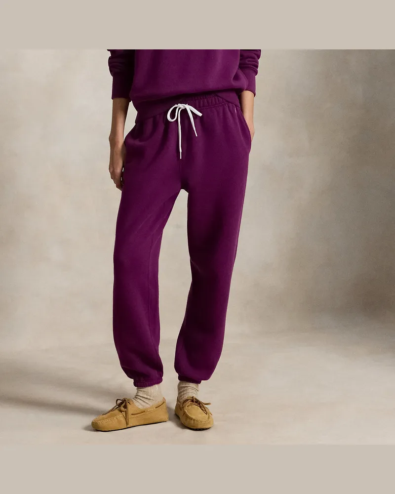 Ralph Lauren Fleece-Jogginghose mit Tunnelzug Purple