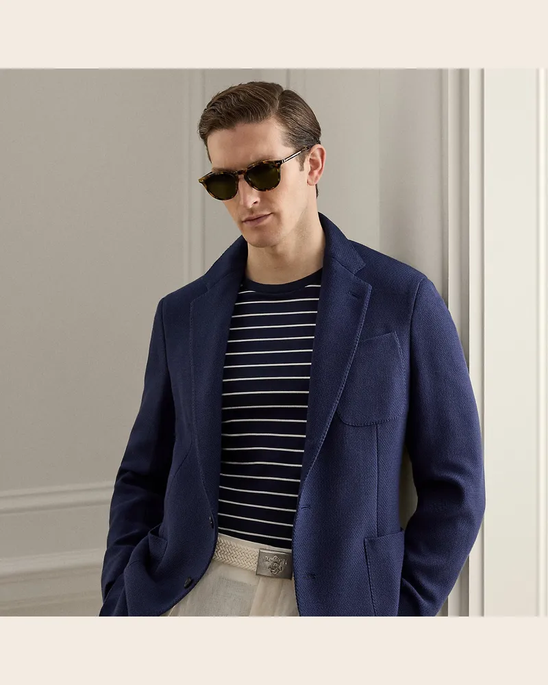 Ralph Lauren Handgeschneiderte Jacke Hadley Blue