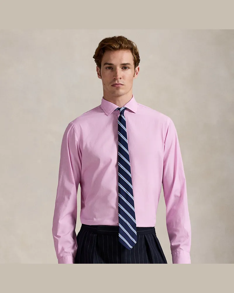Ralph Lauren Classic-Fit Fil-à-Fil-Hemd Pink