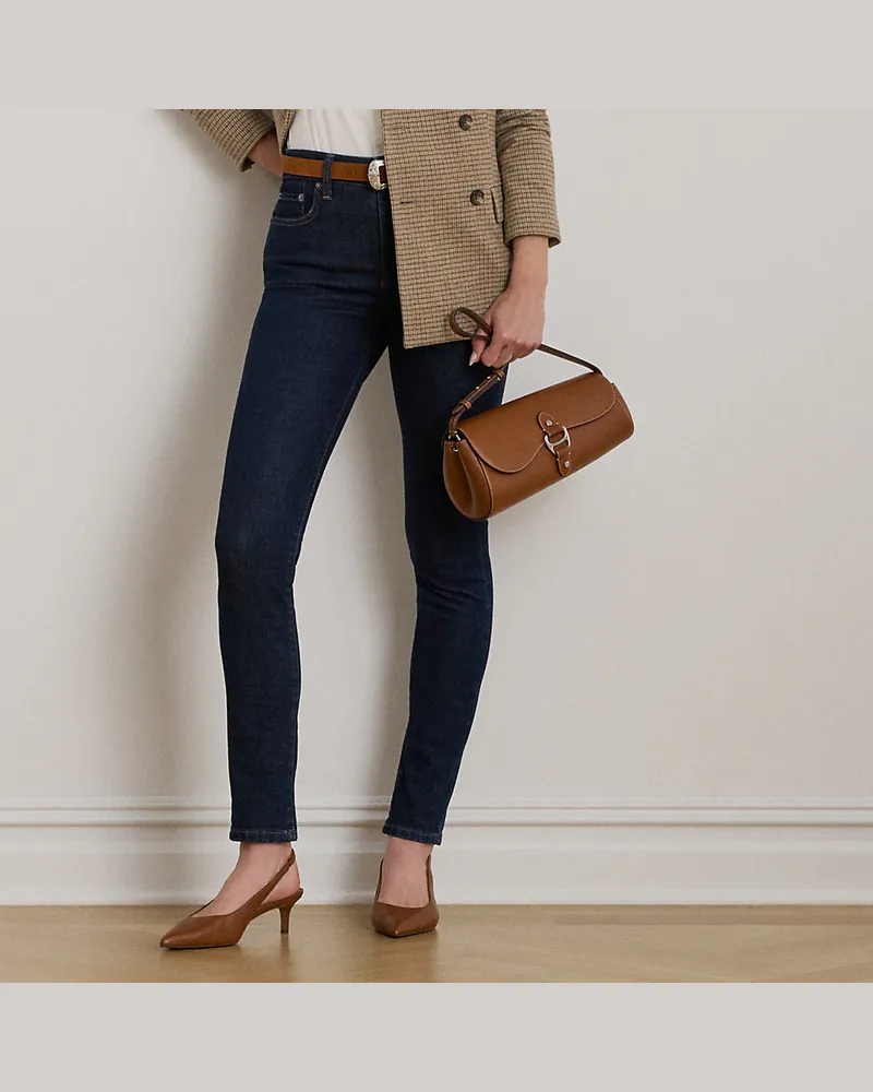 Ralph Lauren Skinny-Fit Jeans in Knöchellänge Blue