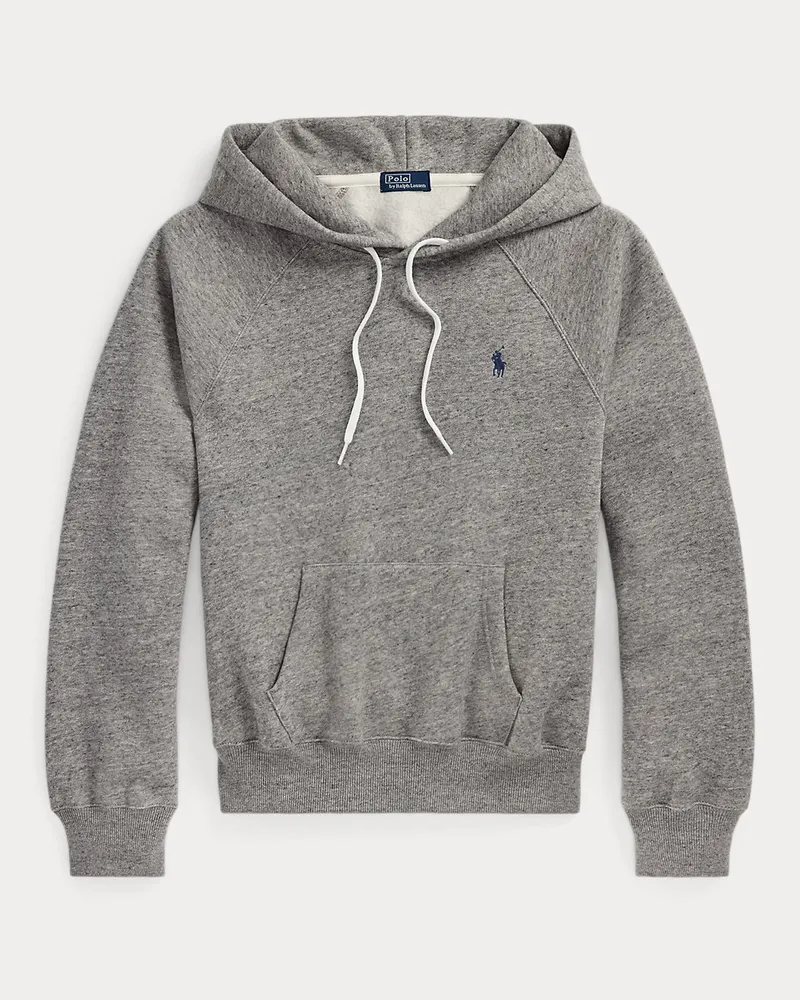 Ralph Lauren Shrunken-Fit Kapuzenpullover aus Fleece Grey