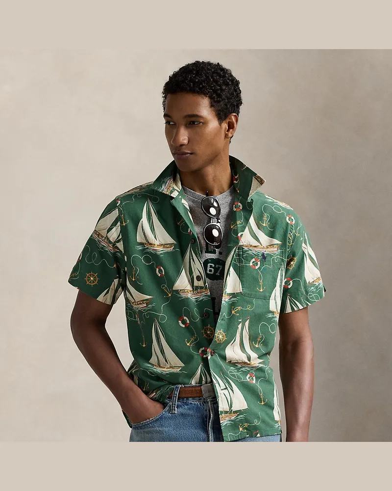 Ralph Lauren Classic-Fit Kurzarmhemd mit Segelboot Multi