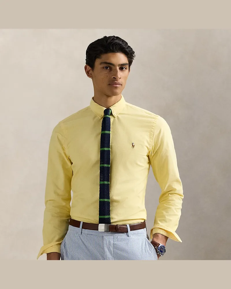 Ralph Lauren Custom-Fit Oxfordhemd Yellow