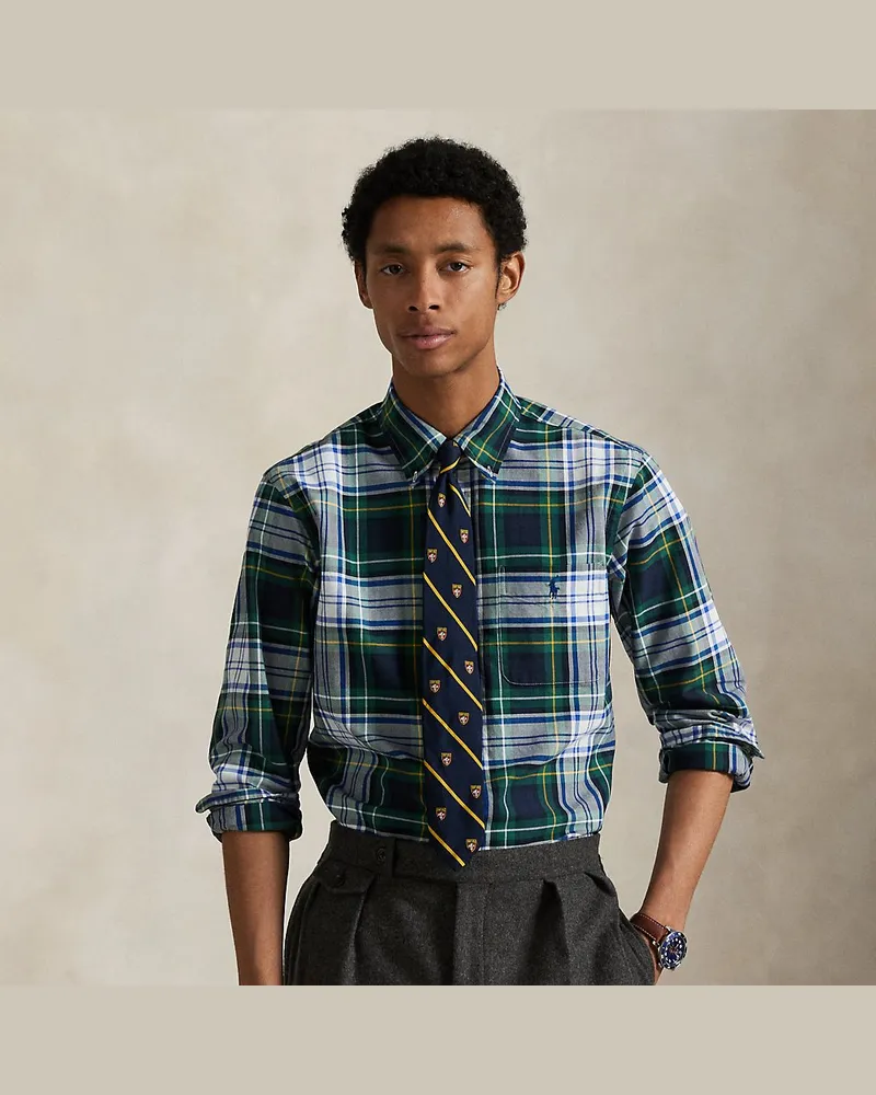 Ralph Lauren Kariertes Custom-Fit Oxfordhemd Multi