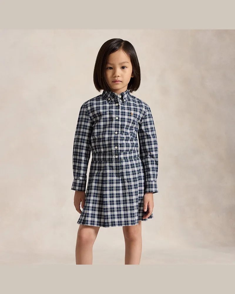 Ralph Lauren Kariertes Oxford-Hemdkleid Multi