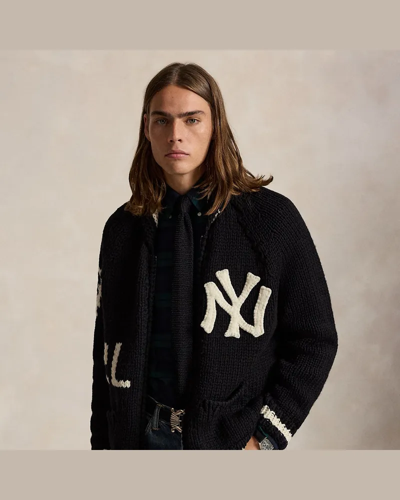 Ralph Lauren Strickjacke Polo  Ralph Lauren Lauren Yankees Black