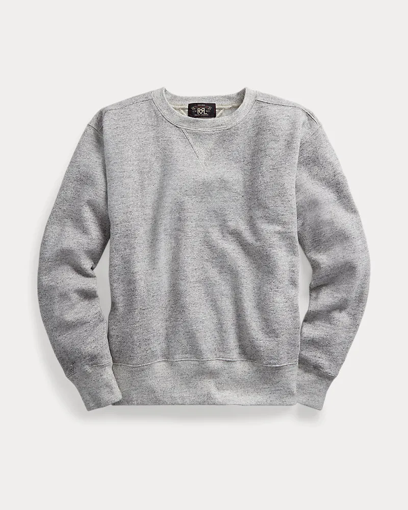 Ralph Lauren Fleece-Sweatshirt Grey