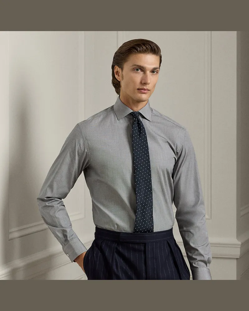 Ralph Lauren Fil-à-Fil-Hemd Black