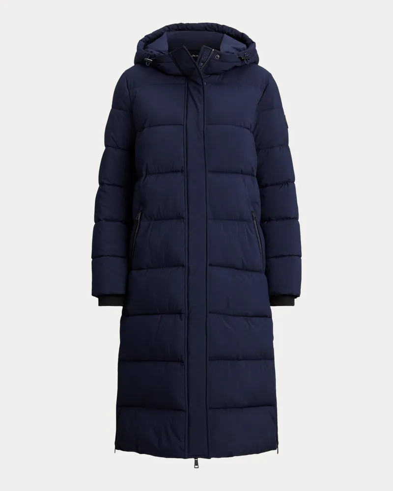 Ralph Lauren Kapuzenmantel mit Doppelsteppung Blue