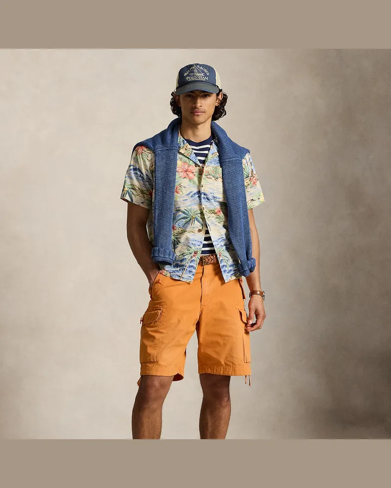Ralph Lauren Die Big-Fit Cargo-Shorts Orange